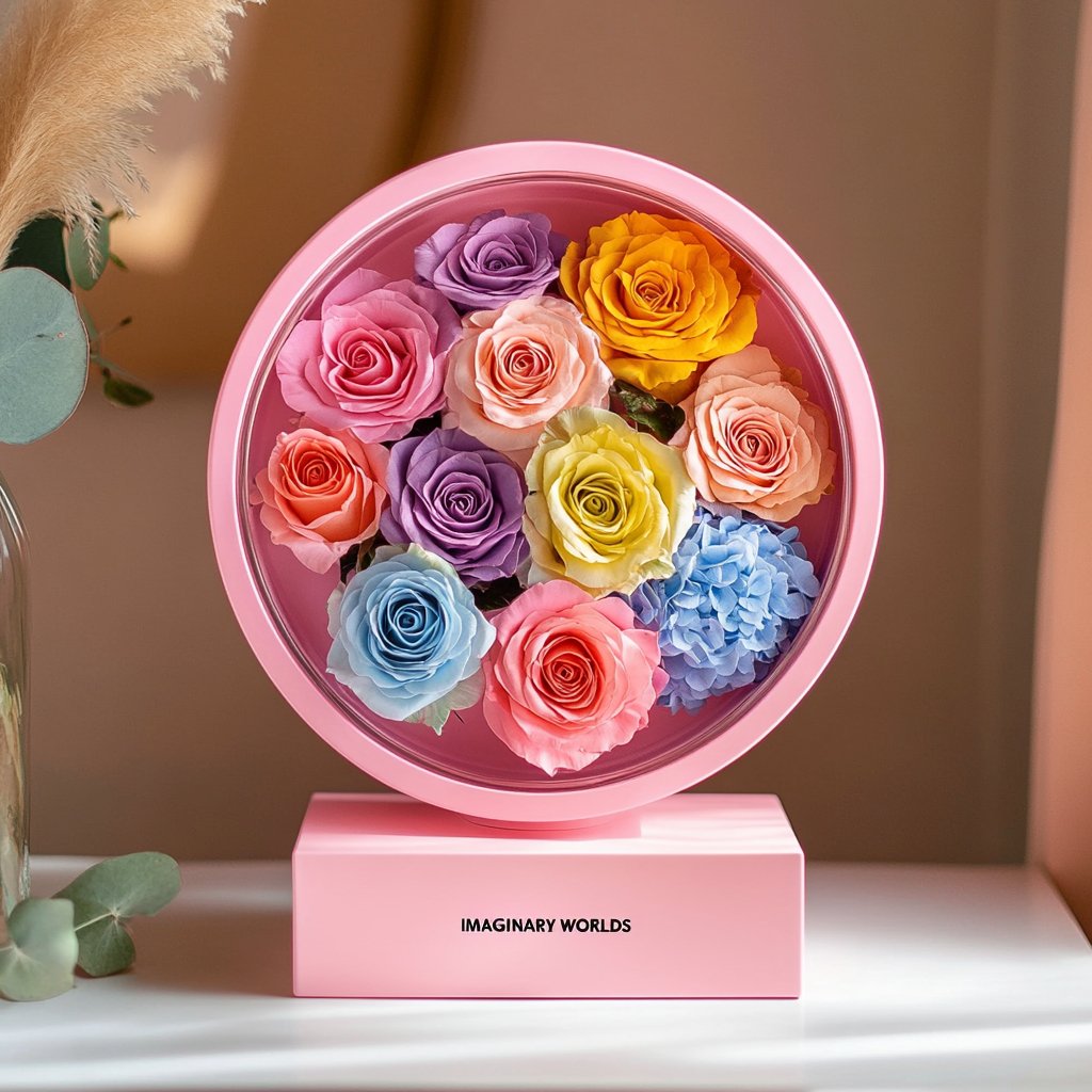 Pastel Harmony Flower Lamp - Imaginary Worlds