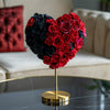 Persephone and Hades Mixed Rose Heart Lamp - Imaginary Worlds