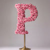 Persephone Pink Rose Letter P Lamp - Imaginary Worlds