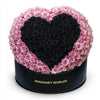 Pink Ramo Buchon with Black Rose Heart - Imaginary Worlds