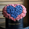 Pink Ramo Buchon with Blue Rose Heart - Imaginary Worlds