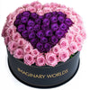 Pink Ramo Buchon with Purple Rose Heart - Imaginary Worlds