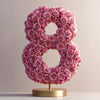 Pink Rose Eternal Number 8 Lamp - Imaginary Worlds