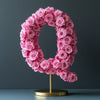 Pink Rose Letter Q Lamp - Imaginary Worlds