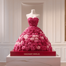 Pink & Rose Red Dress | Imaginary Worlds London Showcase - Imaginary Worlds