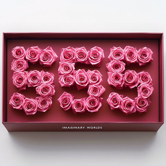 Pink Roses 555 Rose Box - Imaginary Worlds