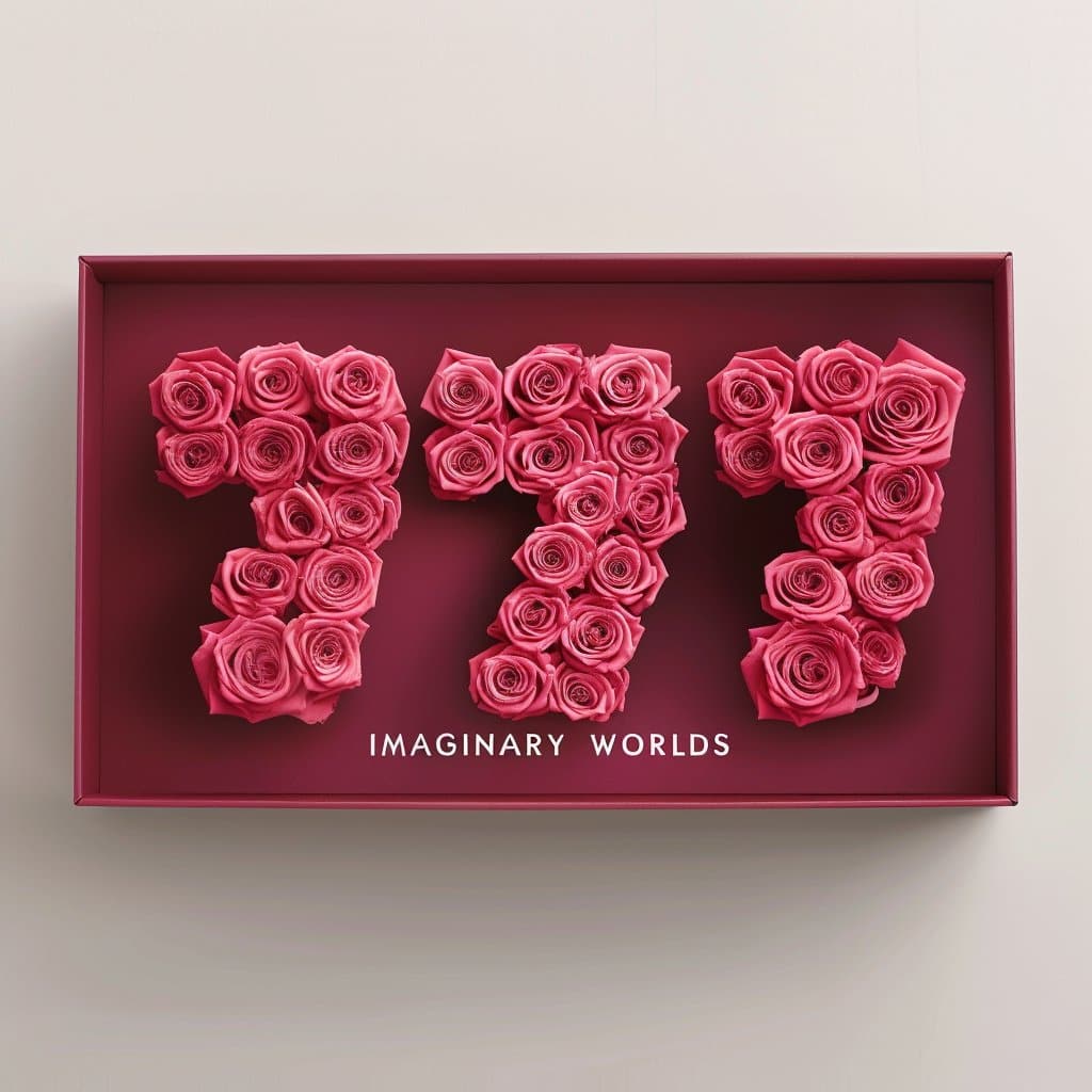 Pink Roses 777 Rose Box - Imaginary Worlds