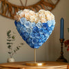 Poseidon and Amphitrite Mixed Rose Heart Lamp - Imaginary Worlds