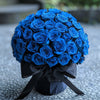 Preserved Blue Roses Flower Bouquet - Imaginary Worlds