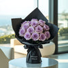 Preserved Lavender Roses Flower Bouquet - Imaginary Worlds