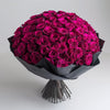 Preserved Magenta Roses Flower Bouquet - Imaginary Worlds