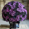 Preserved Purple and Black Roses Flower Bouquet - Imaginary Worlds