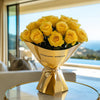 Preserved Yellow Roses Flower Bouquet - Imaginary Worlds