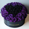 Purple Ramo Buchon with Black Rose Heart - Imaginary Worlds