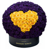 Purple Ramo Buchon with Yellow Rose Heart - Imaginary Worlds