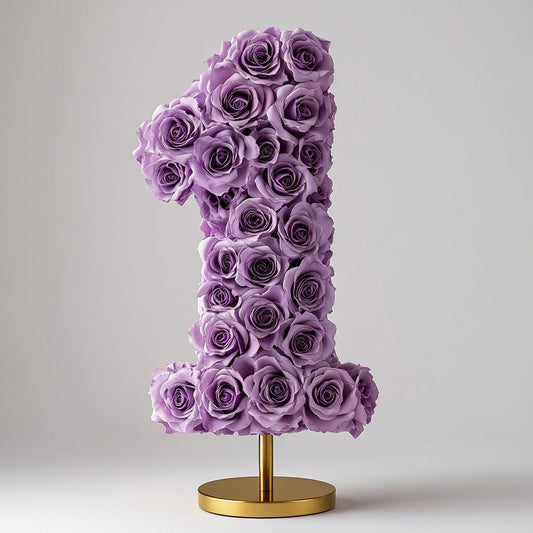 Purple Rose Eternal Number 1 Lamp - Imaginary Worlds