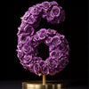 Purple Rose Eternal Number 6 Lamp - Imaginary Worlds