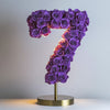 Purple Rose Eternal Number 7 Lamp - Imaginary Worlds