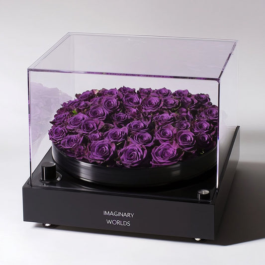 Purple Rose Vinyl Speaker - Imaginary Worlds