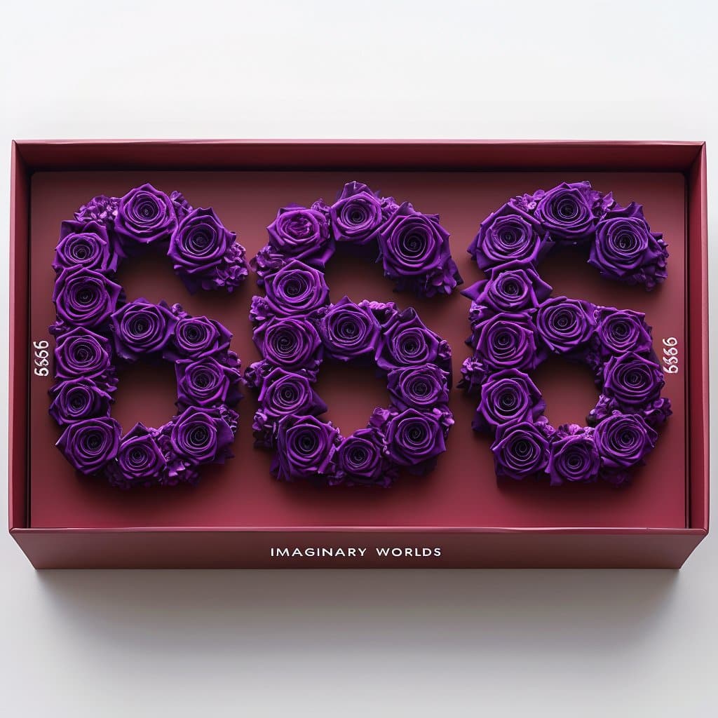 Purple Roses 666 Rose Box - Imaginary Worlds