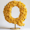 Quintessa Yellow Rose Letter Q Lamp - Imaginary Worlds