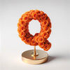 Quirinus Orange Rose Letter Q Lamp - Imaginary Worlds