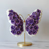 Radiant Love White and Purple Rose Butterfly Lamp - Imaginary Worlds