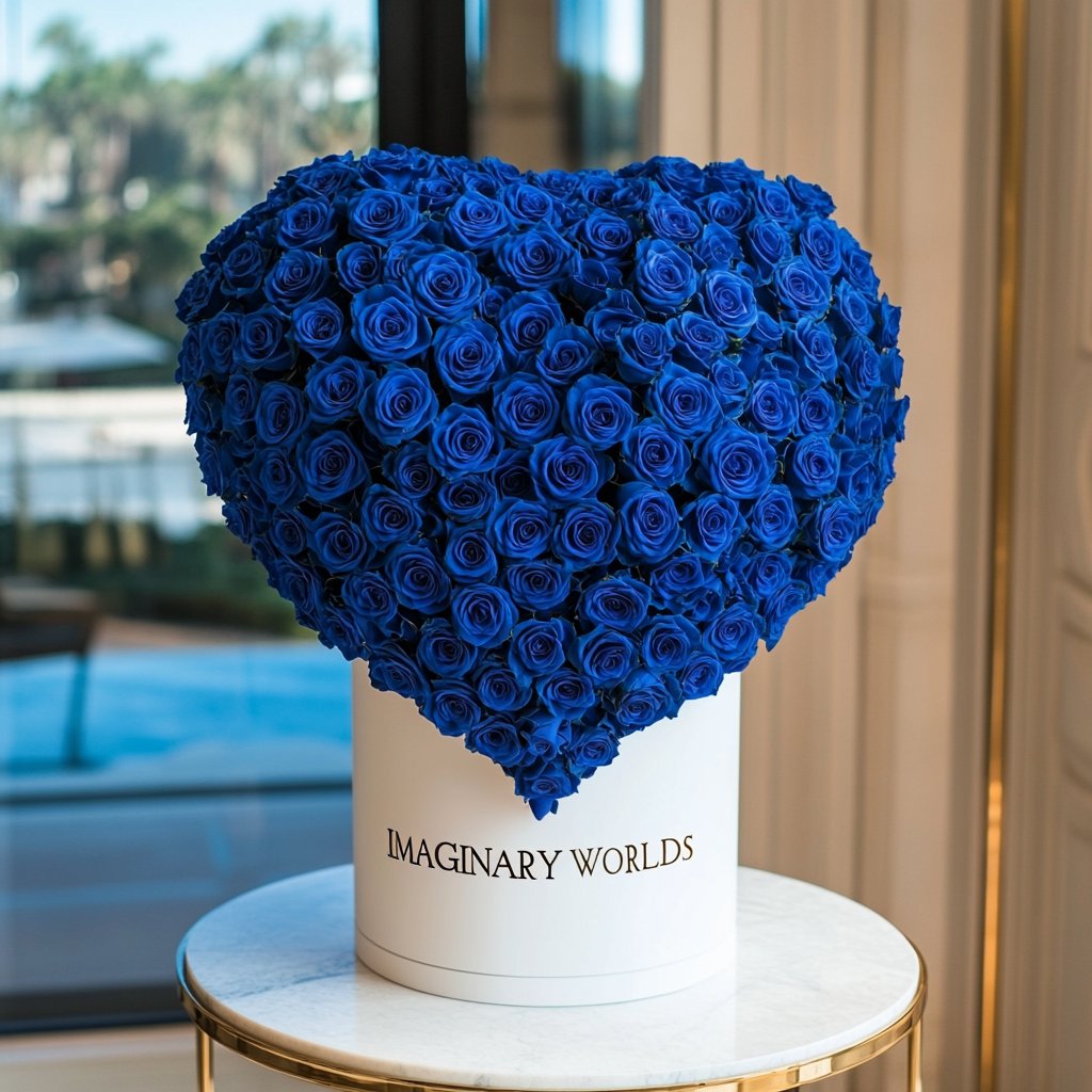 Ramo Buchón Royal Blue Heart - Imaginary Worlds