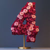 Red and Pink Rose Eternal Number 1 Lamp - Imaginary Worlds