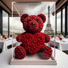 Red Rose Bear with Red Roses Heart - Imaginary Worlds