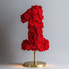 Red Rose Eternal Number 1 Lamp - Imaginary Worlds