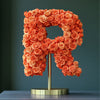 Rhea Orange Rose Letter R Lamp - Imaginary Worlds