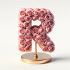 Rhea Pink Rose Letter R Lamp - Imaginary Worlds