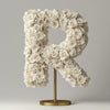 Rhea White Rose Letter R Lamp - Imaginary Worlds