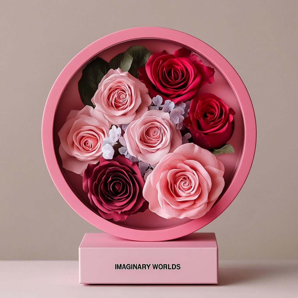 Romantic Blush Flower Lamp - Imaginary Worlds