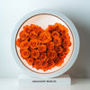 Round Orange Heart Flower Lamp - Imaginary Worlds