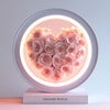 Round Pink Heart Flower Lamp - Imaginary Worlds