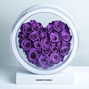 Round Purple Heart Flower Lamp - Imaginary Worlds