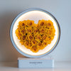 Round Yellow Heart Flower Lamp - Imaginary Worlds