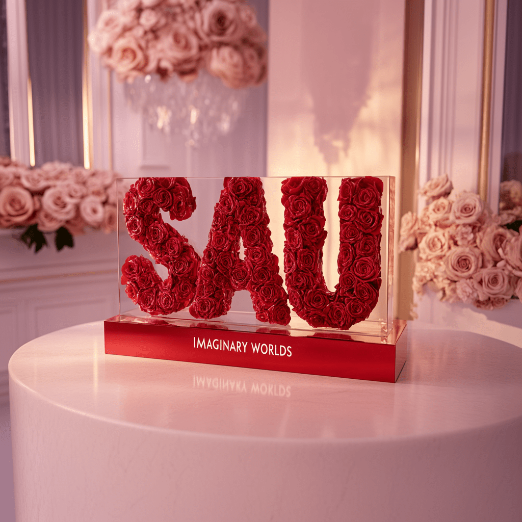 SAU Rose Sculpture – The Saudi Arabia Edition - Imaginary Worlds