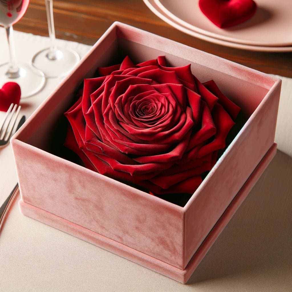 Single Red Rose Barbie Box - Imaginary Worlds