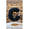 Standing Black Rose Letter C Lamp - Imaginary Worlds