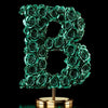 Standing Green Rose Letter B Lamp - Imaginary Worlds