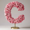 Standing Pink Rose Letter C Lamp - Imaginary Worlds