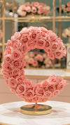 Standing Pink Rose Letter C Lamp - Imaginary Worlds