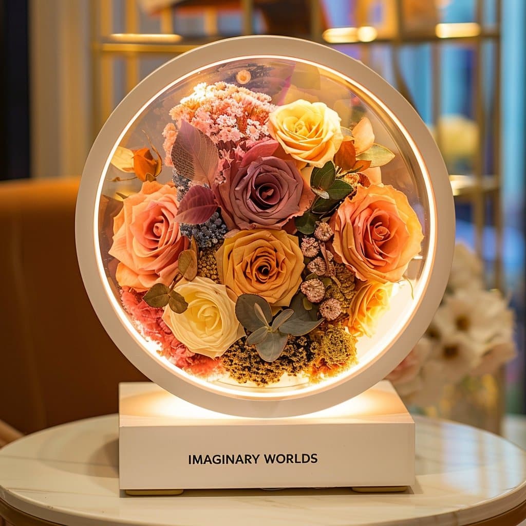 Sunset Radiance Flower Lamp - Imaginary Worlds