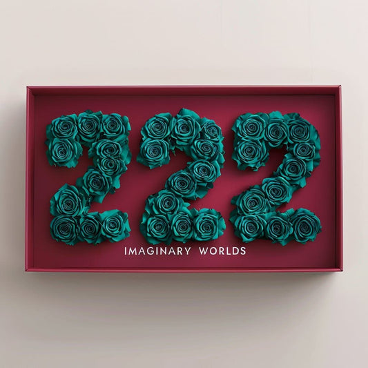 Teal Harmony 222 Rose Box - Imaginary Worlds