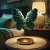 Teal Rose Butterfly Lamp - Imaginary Worlds