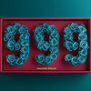 Teal Roses 999 Rose Box - Imaginary Worlds