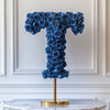 Themis Blue Rose Letter T Lamp - Imaginary Worlds